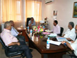 the Commission arranges a meeting between Carr Co. and the NRC