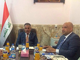 The Chairman meets a delegation from Al Alam Local Council and the Commission of Opinion of Al Alam SubDistrict to discuss the project of Salah Ad Din International Airport