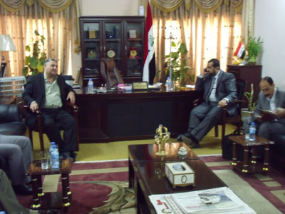 هيئة استثمار صلاح الدين تزور هيئتي استثمار البصره والمثنى